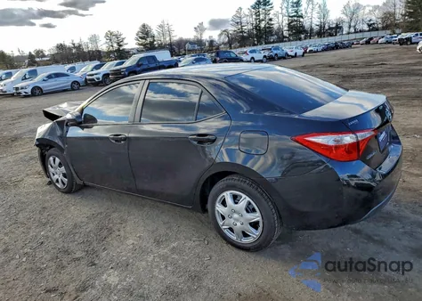 2015 Toyota Corolla L from USA, damaged, VIN 2T1BURHE4FC392139